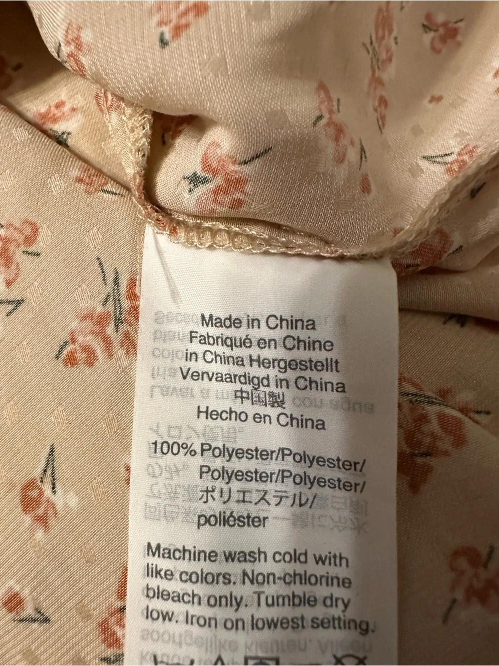 Madewell Women's Floral V-Neck Long-Sleeve Blouse - Size XXL